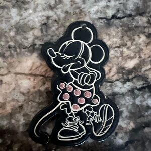 Coach Minnie Mouse keychain. **missing the ring and chain**